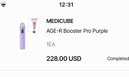 MEDICUBE AGE-R Booster Pro Purple | Korean Beauty Device