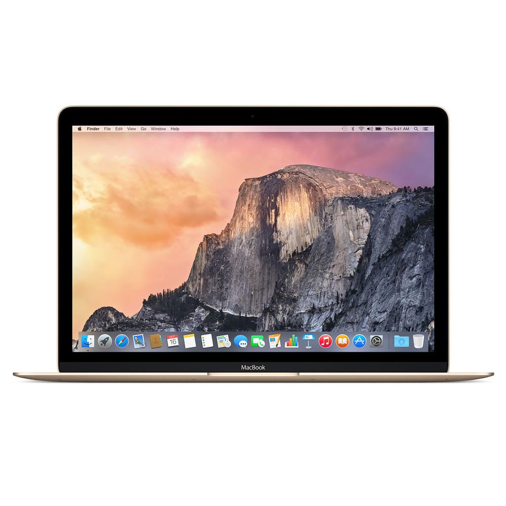 MacBook 12 インチ (2017) ゴールド - Core i7 1.4 GHZ - SSD 512GB