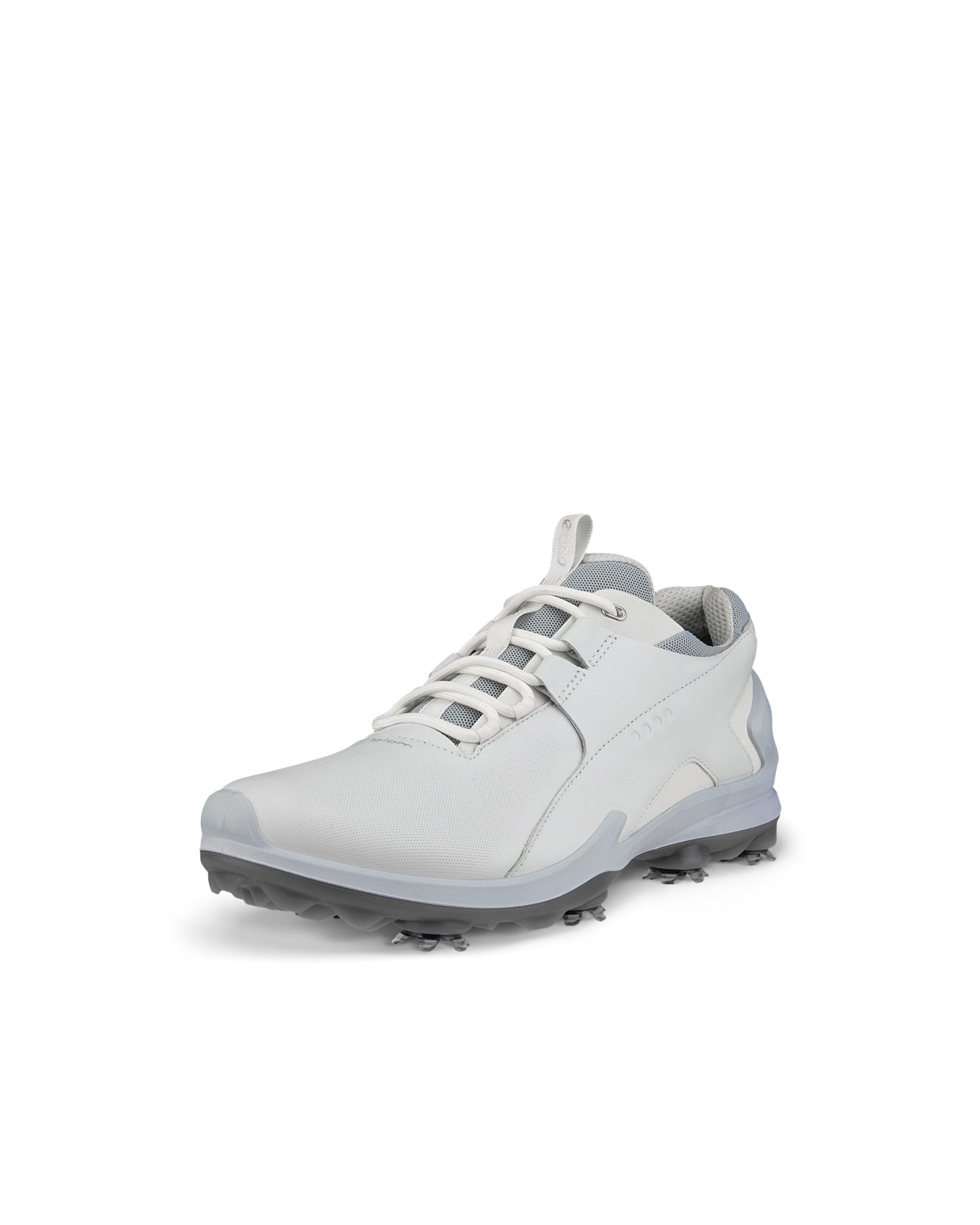 Men's ECCO® Golf Biom Tour Leather Waterproof Spikes Golf Shoe | White