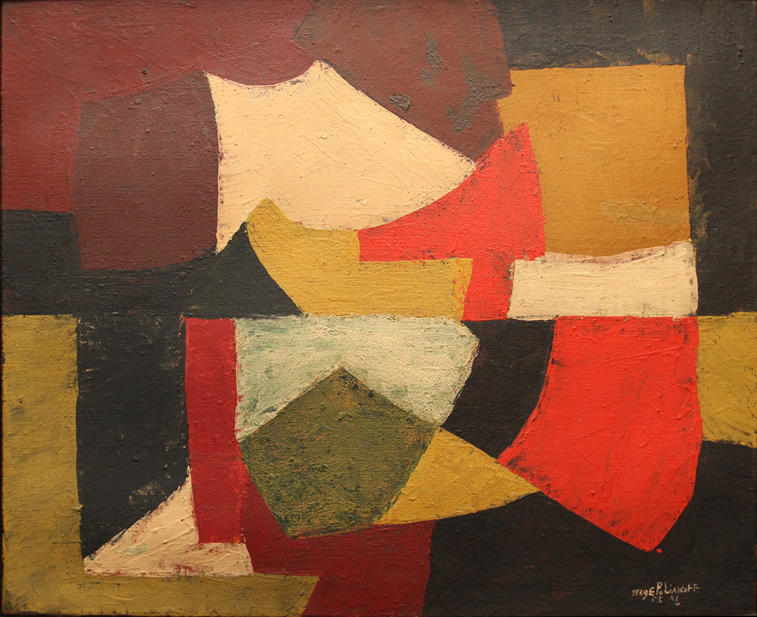 Serge Poliakoff | Composition abstraite, 1953 | Art Basel