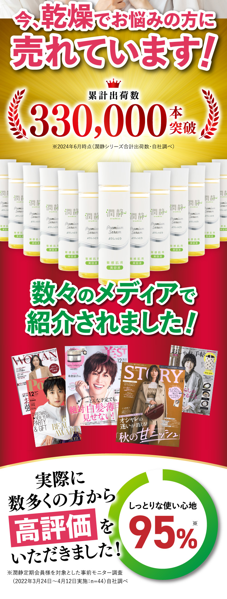 潤静(うるしず)】敏感肌用全身美容液｜毎日・全身に使える 10の無添加