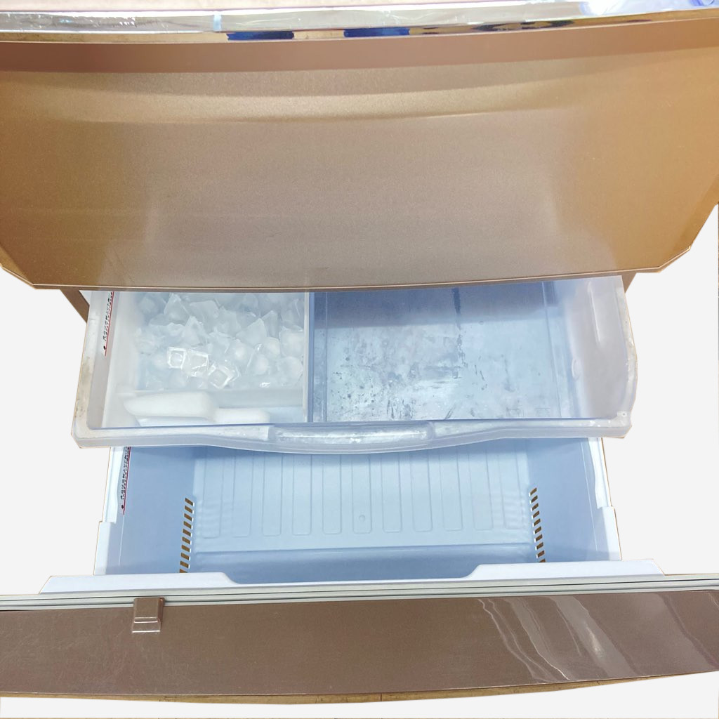 郊送料格安 335L 3ドア冷蔵庫 三菱 MR-C34C-P 2018年製 自動製氷搭載