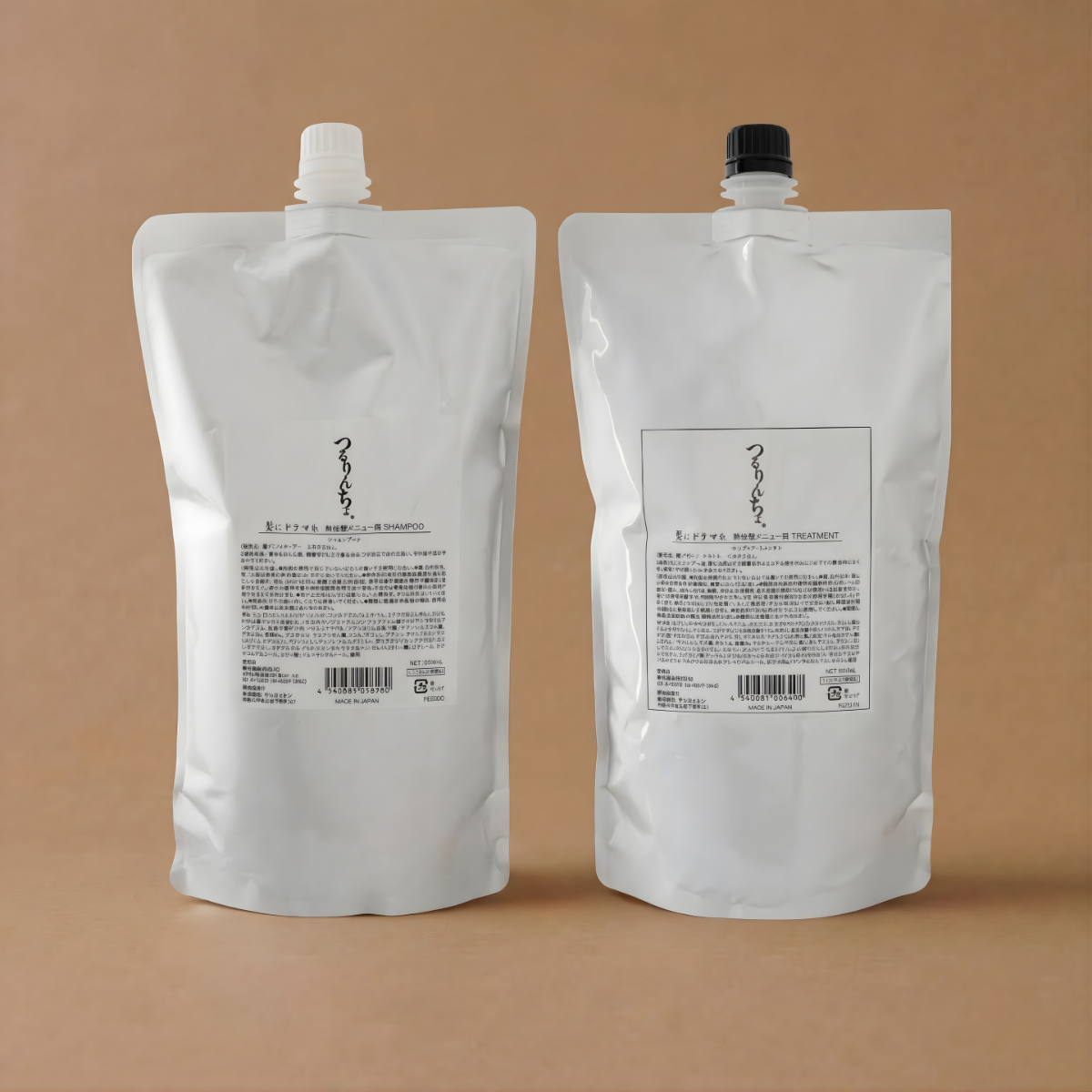 セット】つるりんちょ。シャンプー＆トリートメント1000ml（業務用