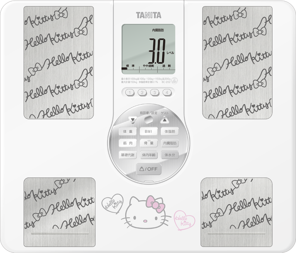 ガンダム&ハローキティプロジェクト」×タニタ ボイス体組成計 | タニタ