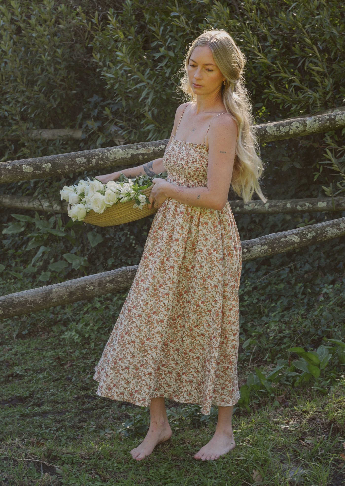 Evelyn Midaxi Dress - Concord In Ginger | Caramel Monster