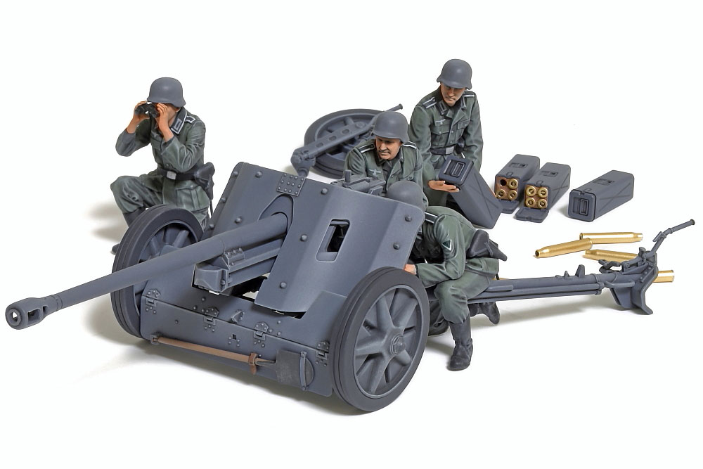 タミヤ 1/35 ミリタリーミニチュアシリーズ 1/35 ドイツ 5cm対戦車砲