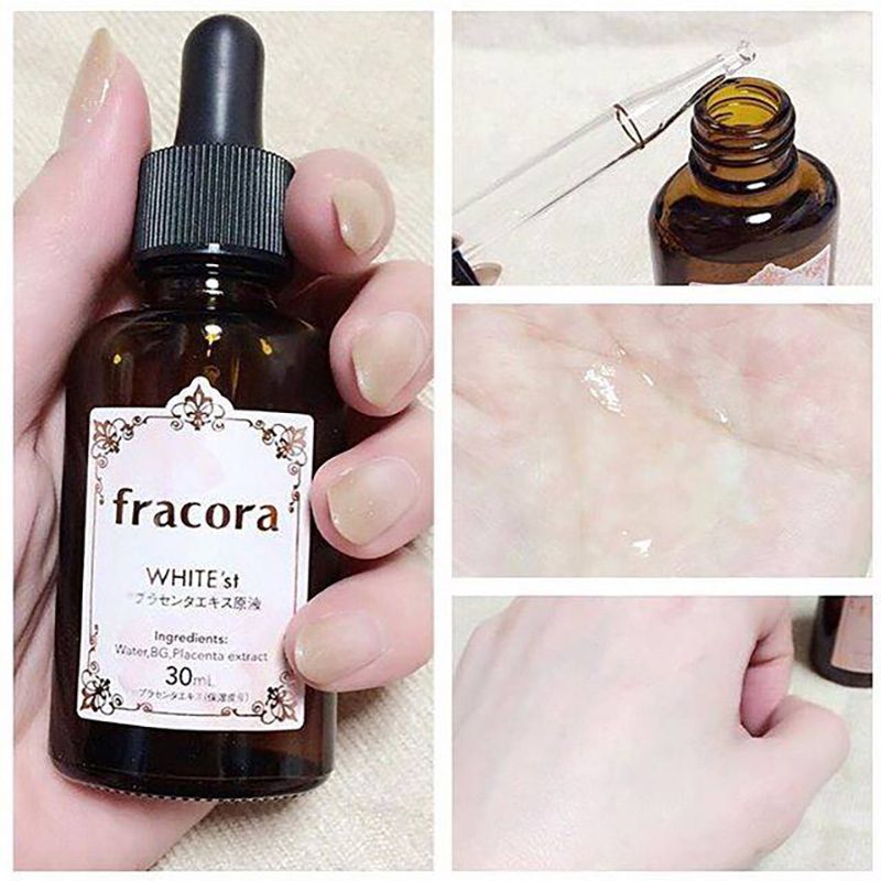 Fracora White'st Pure Placenta Extract Beauty Serum 30ml Japan