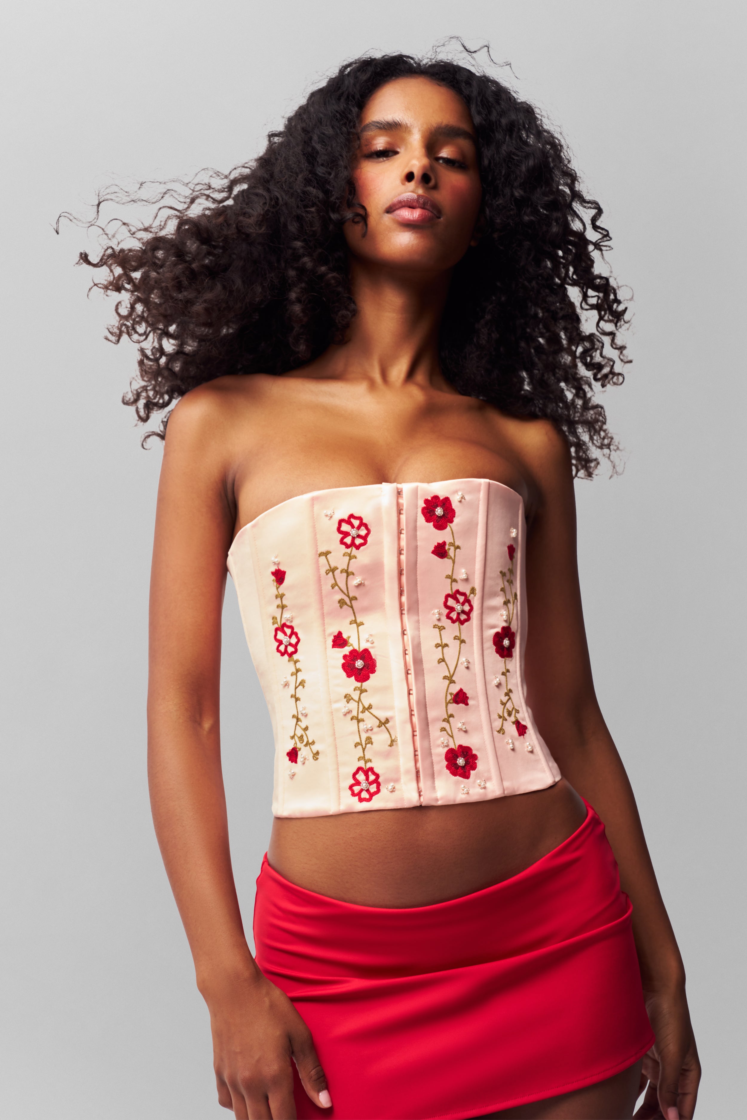 Meadows Satin Corset – Guizio