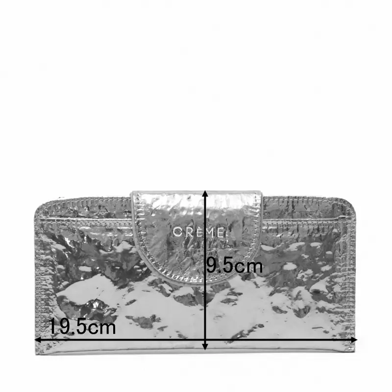 CREMEのM78 メタリック 薄型の長財布| 送料無料|シルバー | DANJO 公式