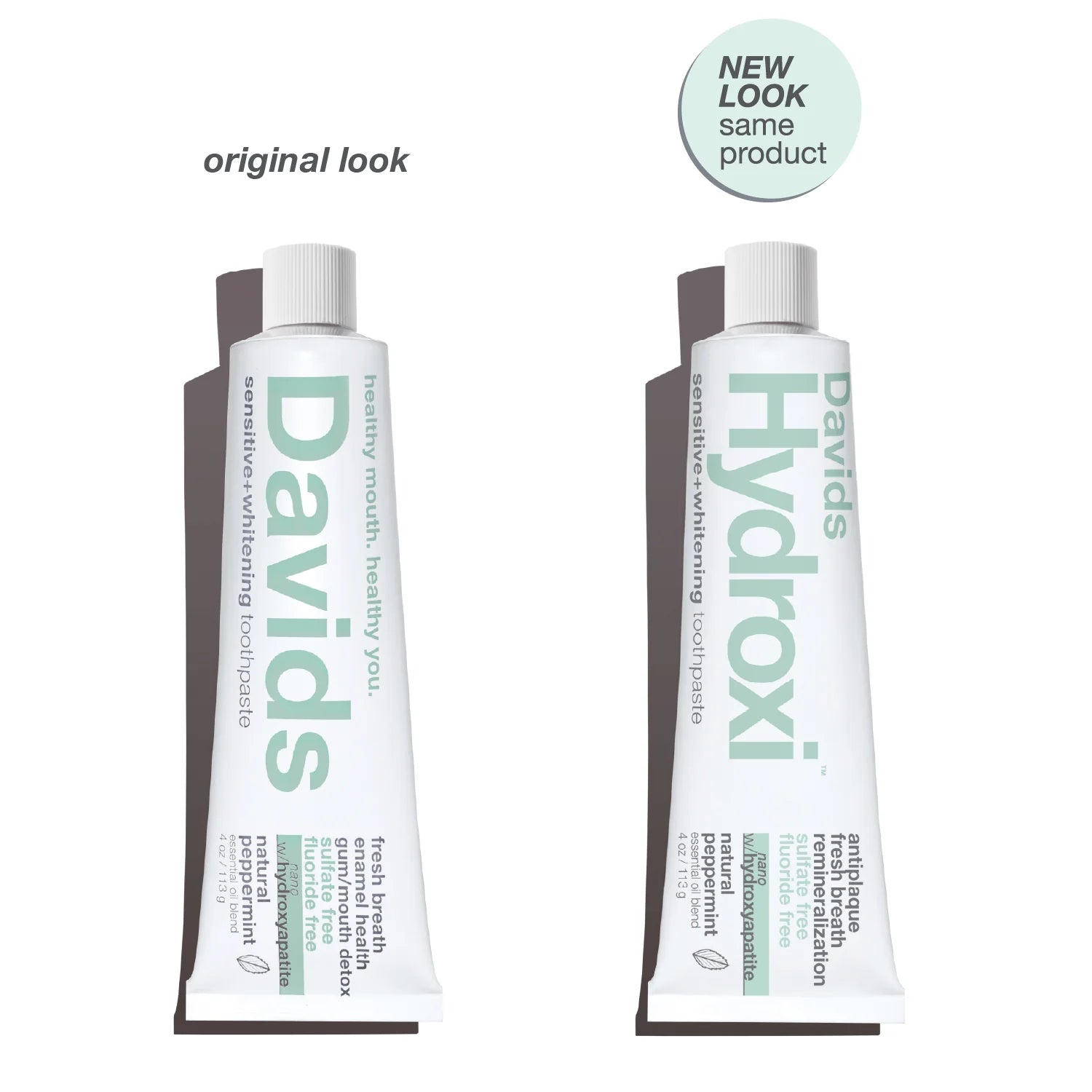 Nano Hydroxyapatite Toothpaste | Davids Hydroxi™ Sensitive+Whitening