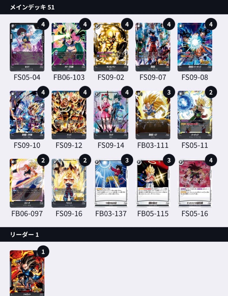 DBFW】スタートデッキEX/シャロットorジブレットどちらを買うべきか