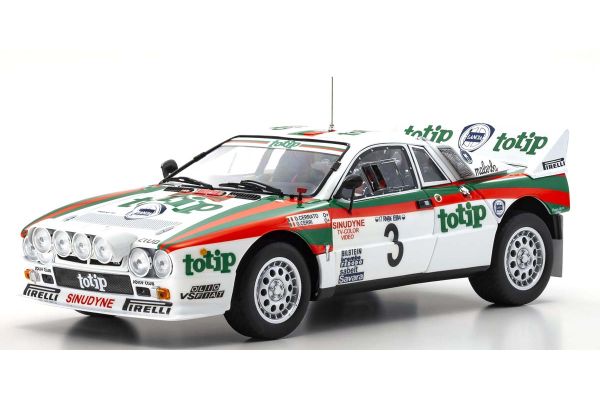 KYOSHO ORIGINAL 1/18scale Lancia Rally 037 1985 Elba Rally #3 [No