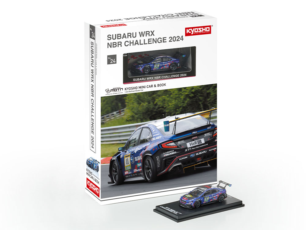 KYOSHO MINI CAR & BOOK No.23/24 SUBARU WRX NBR CHALLENGE 2023/2024