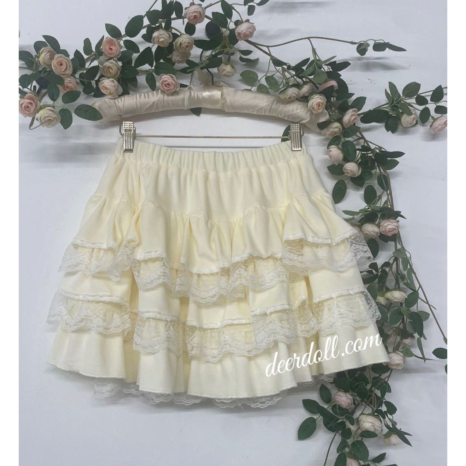 Wonder-fluff Ruffled Lace Kawaii Princess Mini Skirt