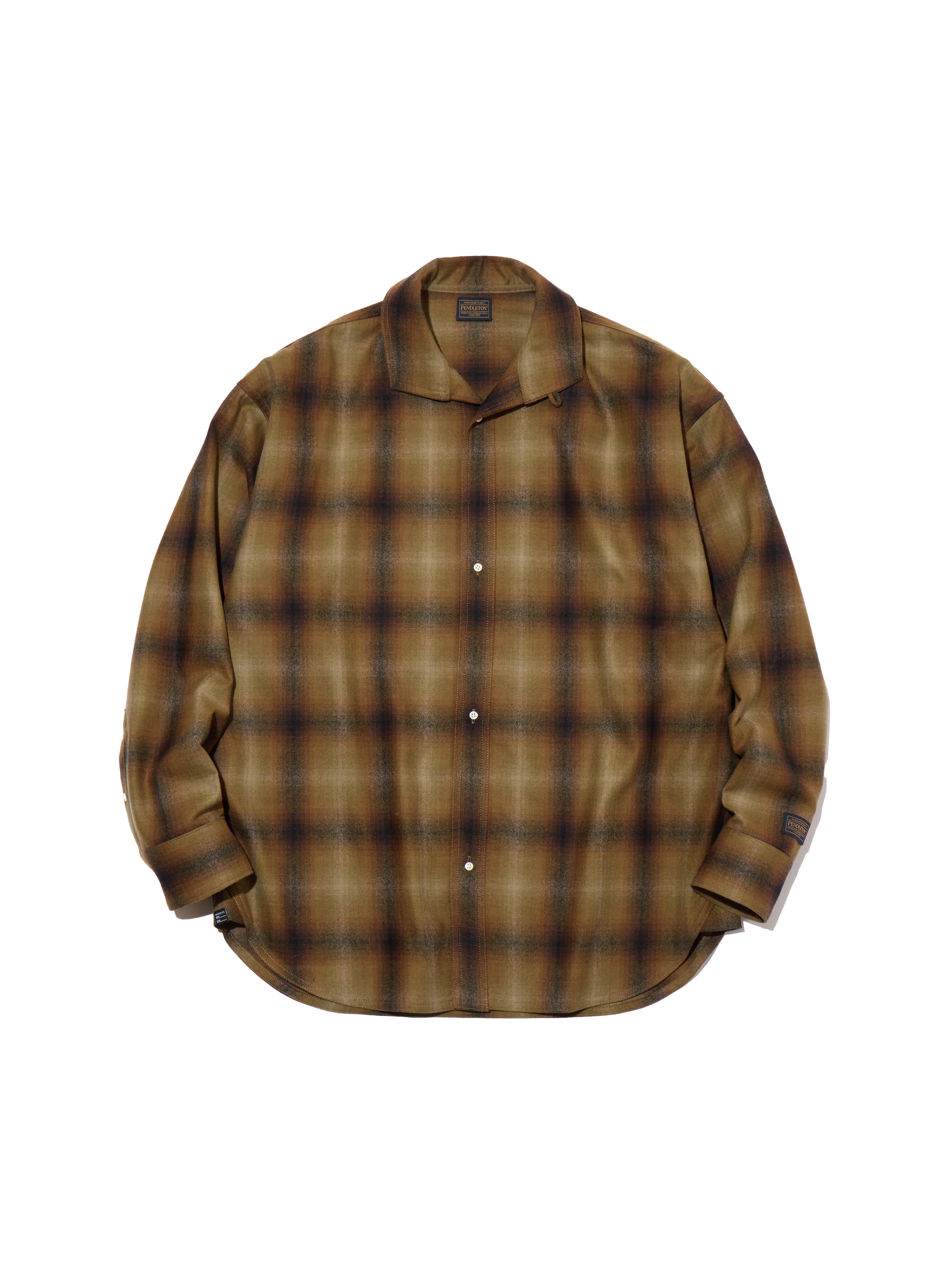 DELUXE x BASICKS x PENDLETON SHIRTS BROWN – DELUXE2003