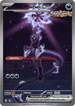 Dark Mewtwo - PokemonMan12345 | PokeCardMaker.net