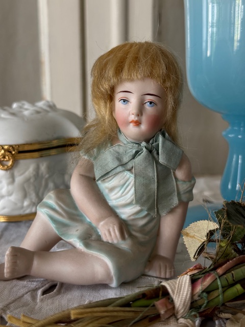 少女ビスクドール | フランスアンティークショップディフェランス