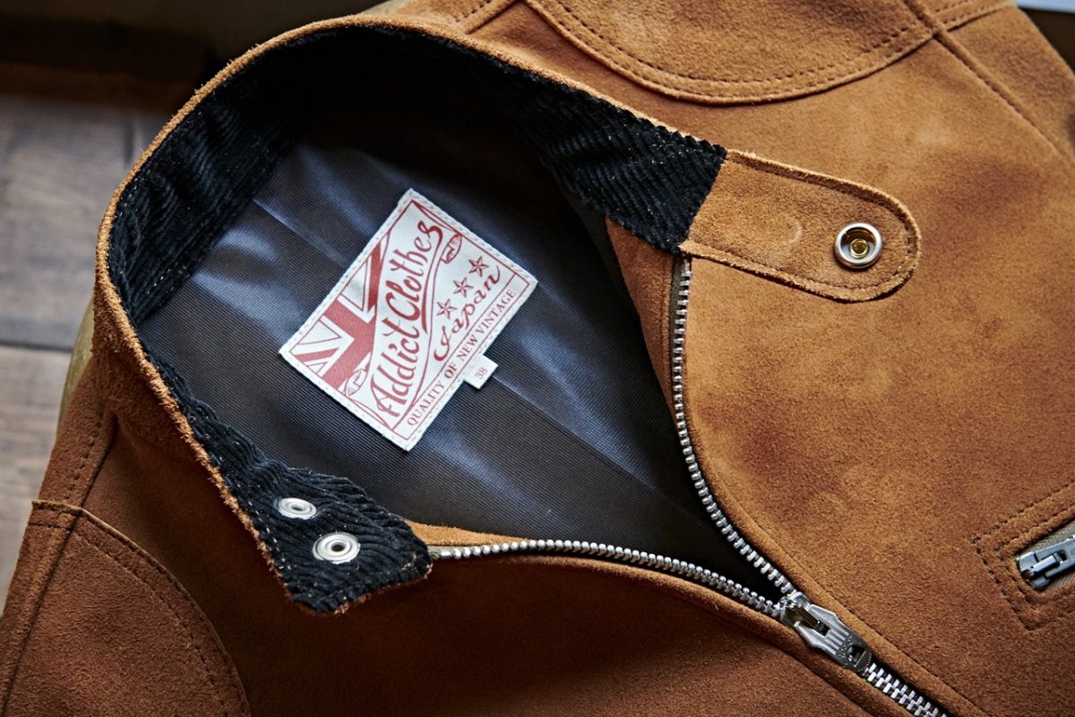 アディクトクローズジャパンのAD-05 Clubman Jacketのディアスキン