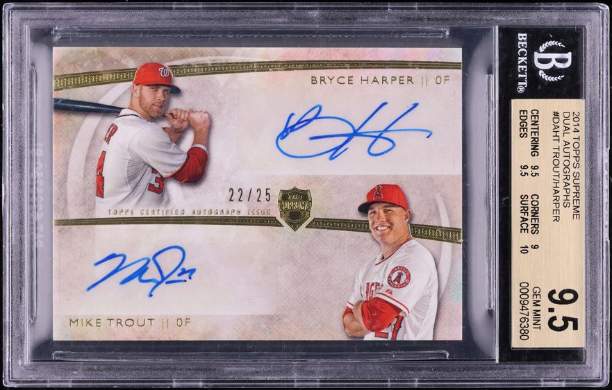 2014 Topps Mike Trout #1 CSG 9.5 GEM MINT on Fanatics Collect