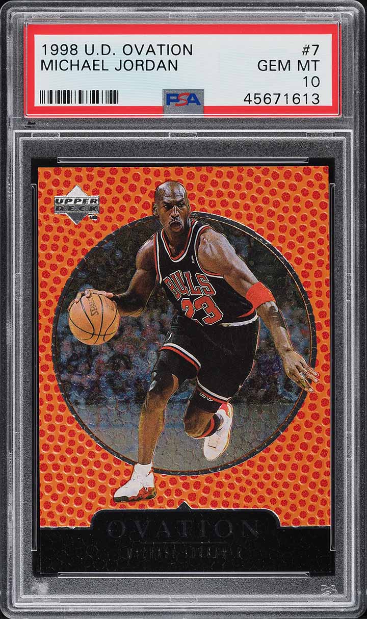 1998 Upper Deck MJx MJ Live Michael Jordan /100 #L16 PSA 8 NM-MT