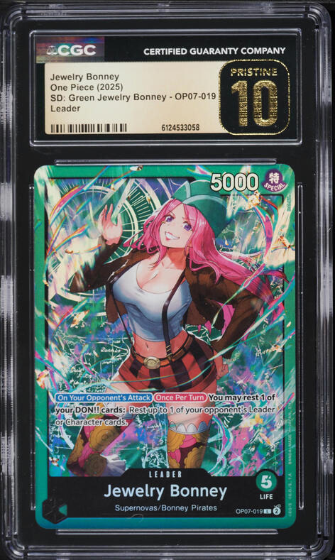 2025 One Piece Legacy Of The Master Manga Alt Art Jewelry Bonney