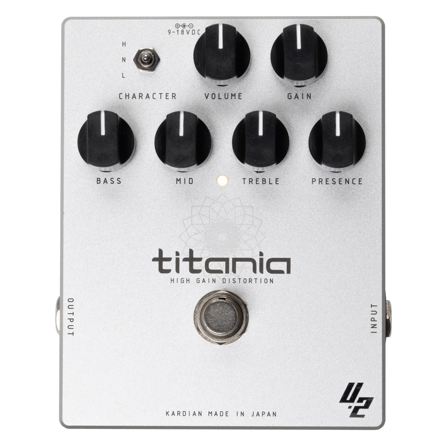 KarDiaNからディストーションペダル「titania V2」が発売！