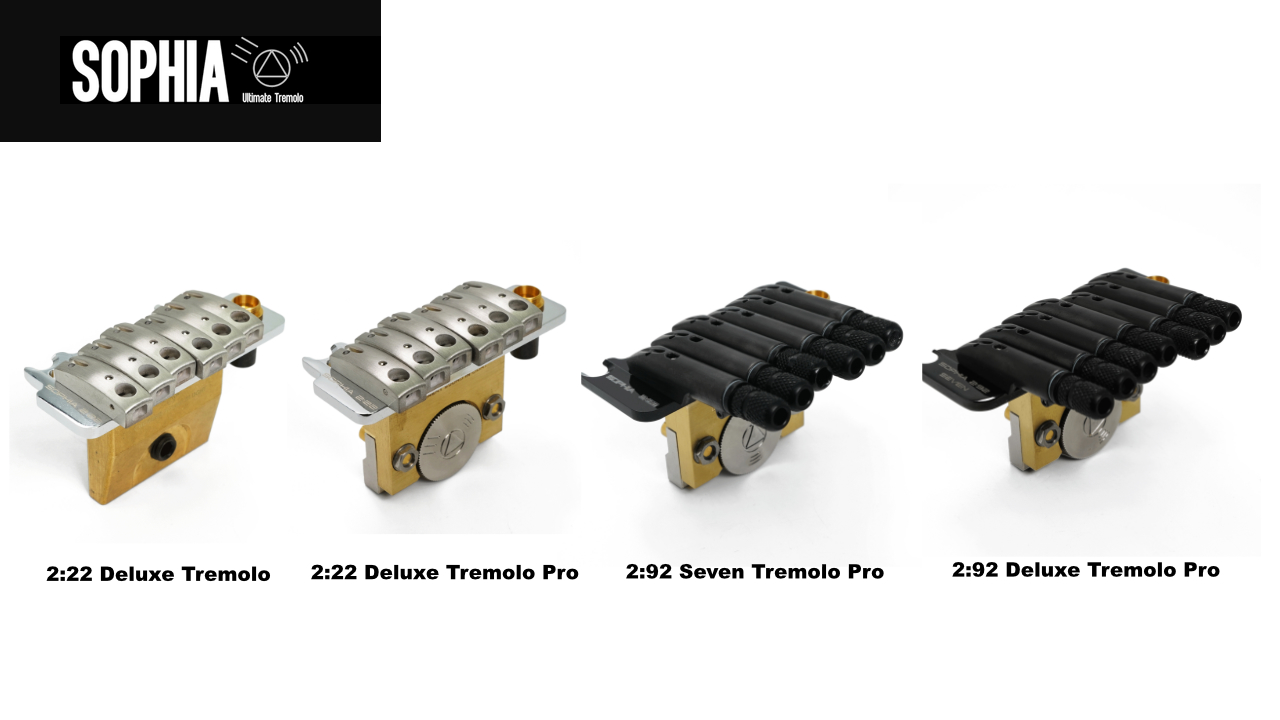 Sophia Tremolosからトレモロユニット4機種が発売！