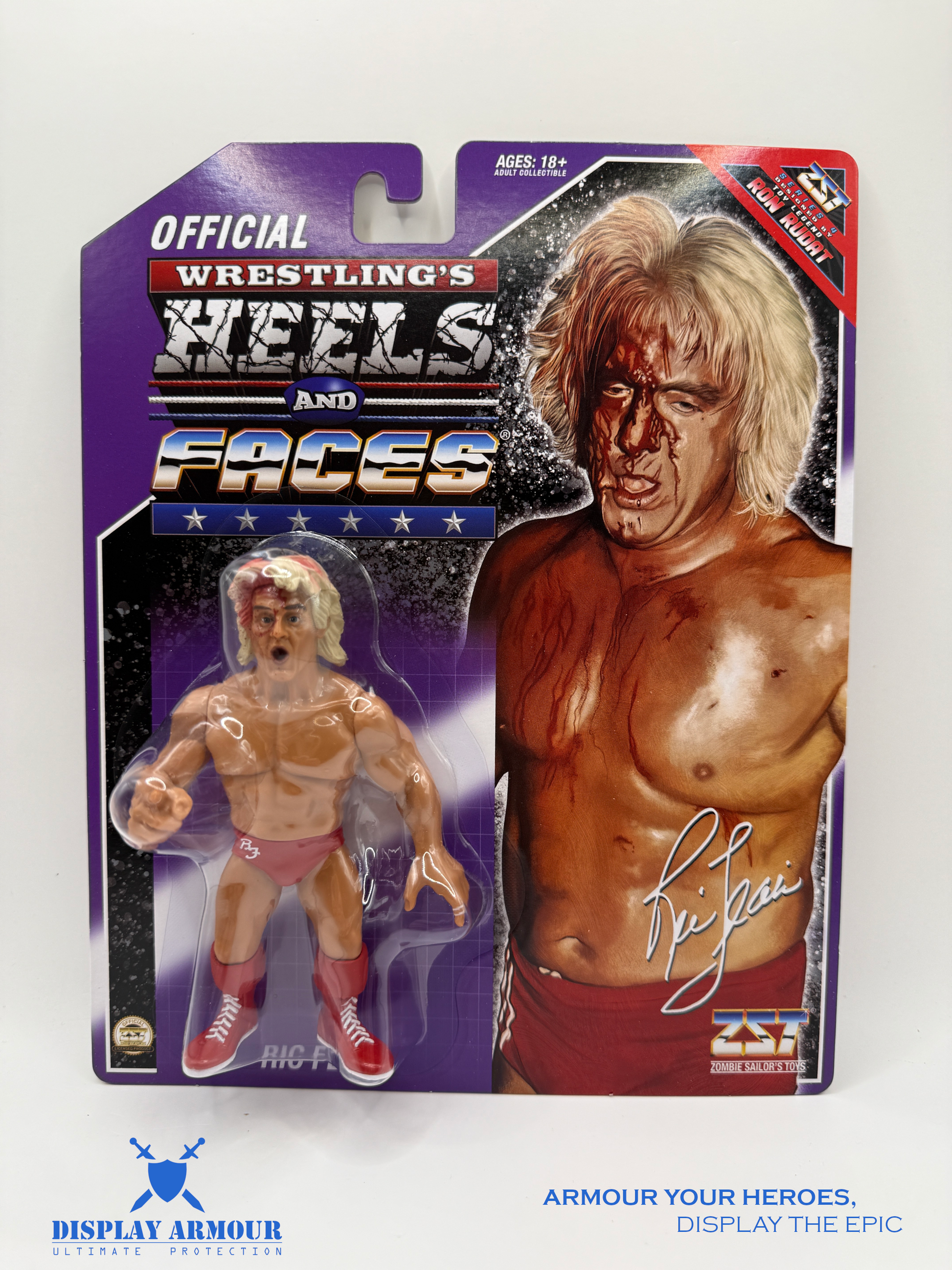 Rare Ric Flair WWF Heels and Faces MOC Figure – Includes