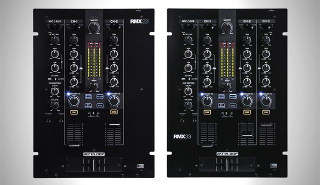 New Reloop RMX-22i / RMX-33i Mixers with iPad Split Connection