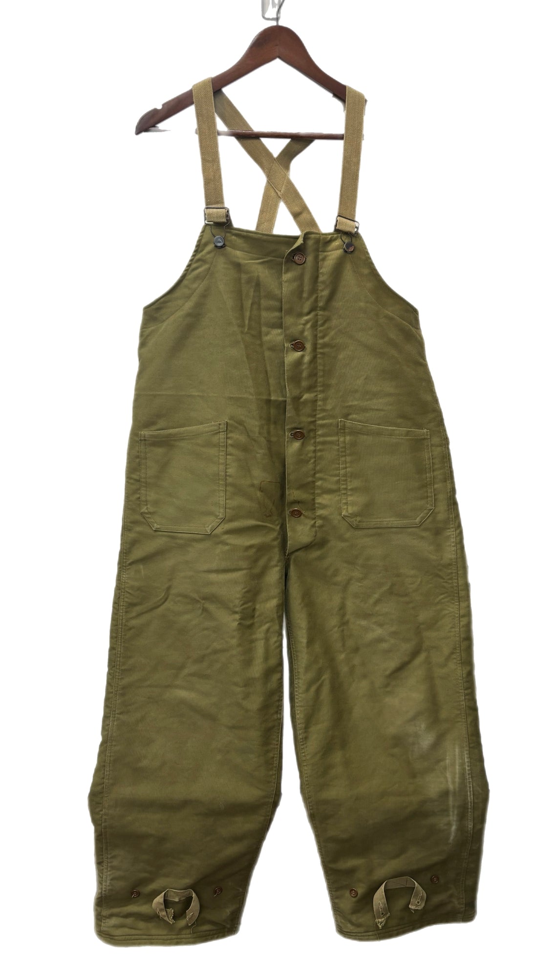曜日割引対象外】 40's~60's イタリア軍 デッキパンツ つなぎ