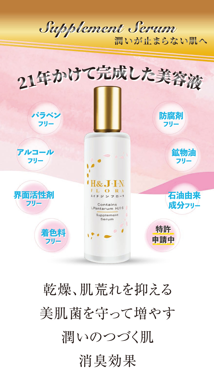 乳酸菌H&JIN エイチジン フローラ（人用）60ml