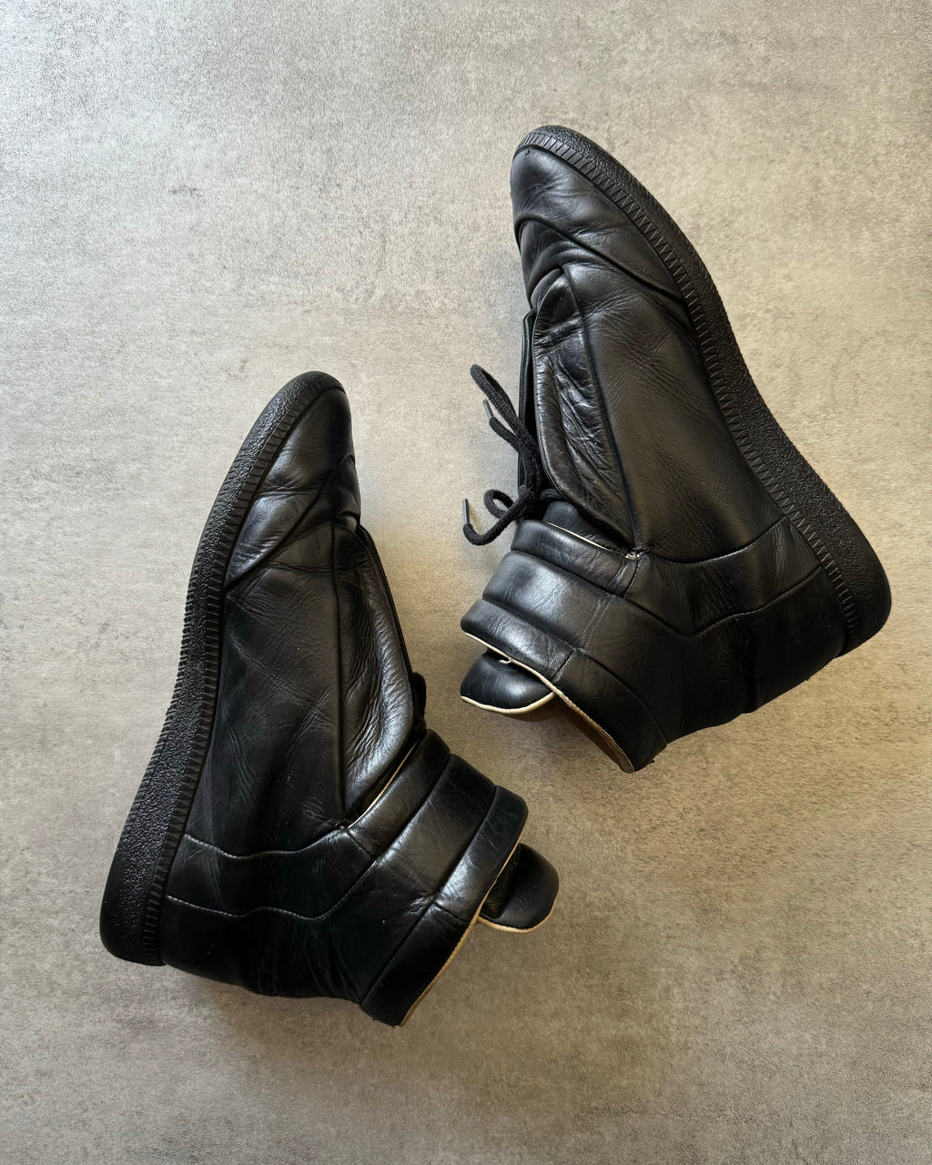 Maison Margiela Future High Top Black Leather (39eu/us6,5) – Dolce