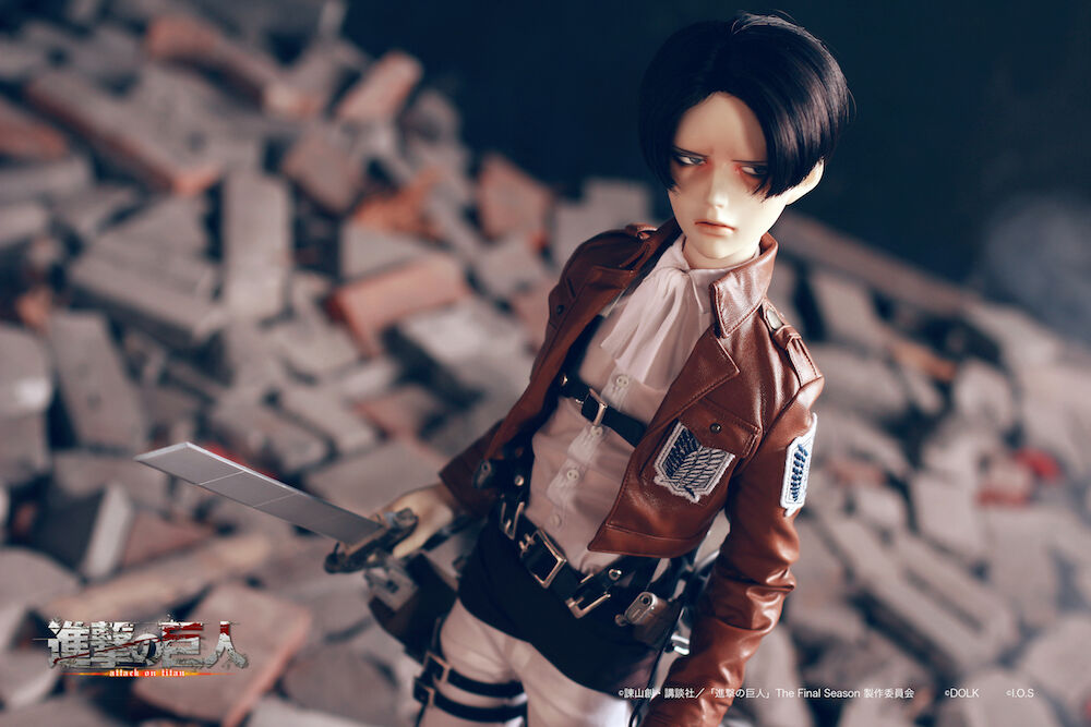 即納】「進撃の巨人」リヴァイ兵長 キャストドール （調査兵団ver
