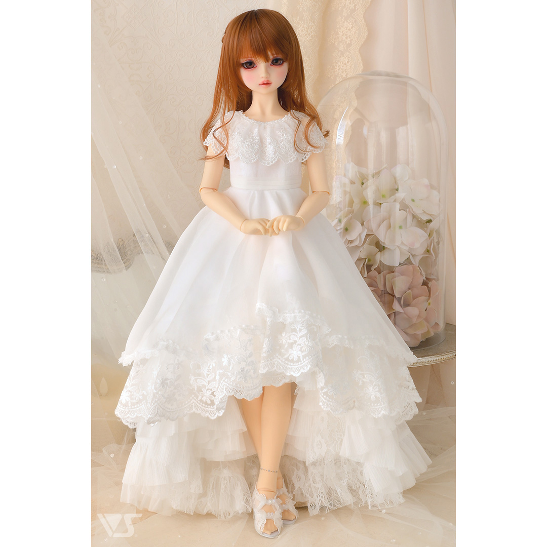 リバーシブル・プリンセスぽんぽんパニエ（白・レース） | ボークス