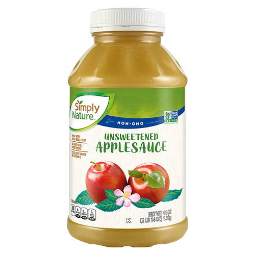 Simply Nature Unsweetened Applesauce, 46 oz