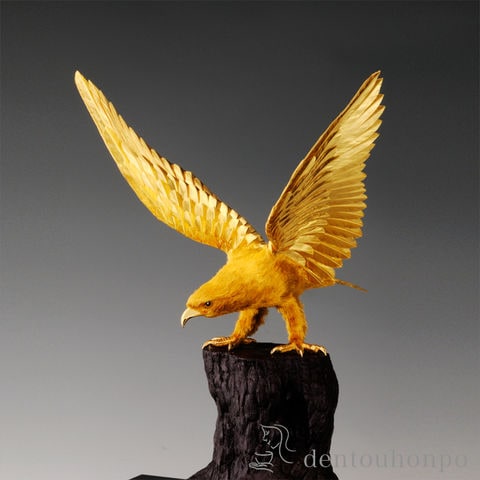 dショッピング |純金 白鷹 D 200g ( 光則（金工芸） 木札名入れ有料