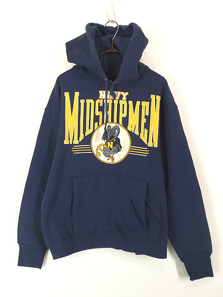 古着 90s USA製 NAVY MIDSHIPMEN 「Bill the Goat」 ミリタリー