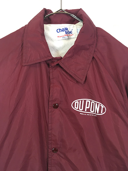 古着 90s USA製 Chalk Line 「DU PONT」 企業 ナイロン コーチ