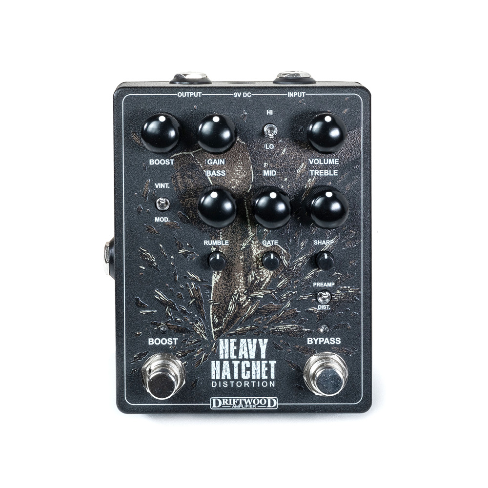 HEAVY HATCHET DISTORTION PEDAL - Driftwood Amps