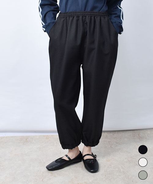 パンツ】 ツイル シンプル パンツ(Free 02 ブラック): ボトムス | drug