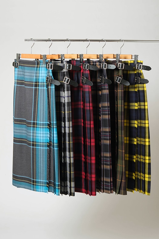 O'NEIL OF DUBLIN – 24AW KILT SKIRT｜HOLIDAY HOME