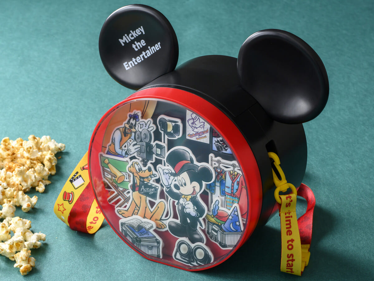 映画撮影中のミッキーマウス！東京ディズニーリゾート「ポップコーン