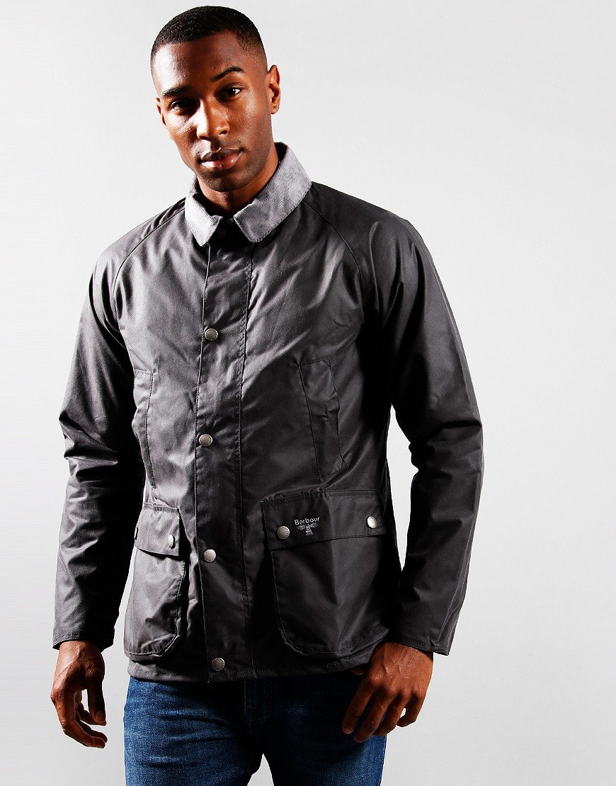 Barbour Col Bedale Jacket Charcoal - Terraces Menswear