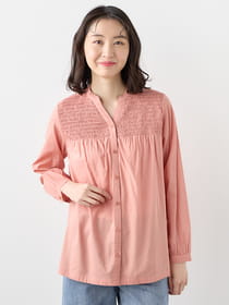 3buy40%OFF！対象商品】スモッキングブラウス（6202227）｜women