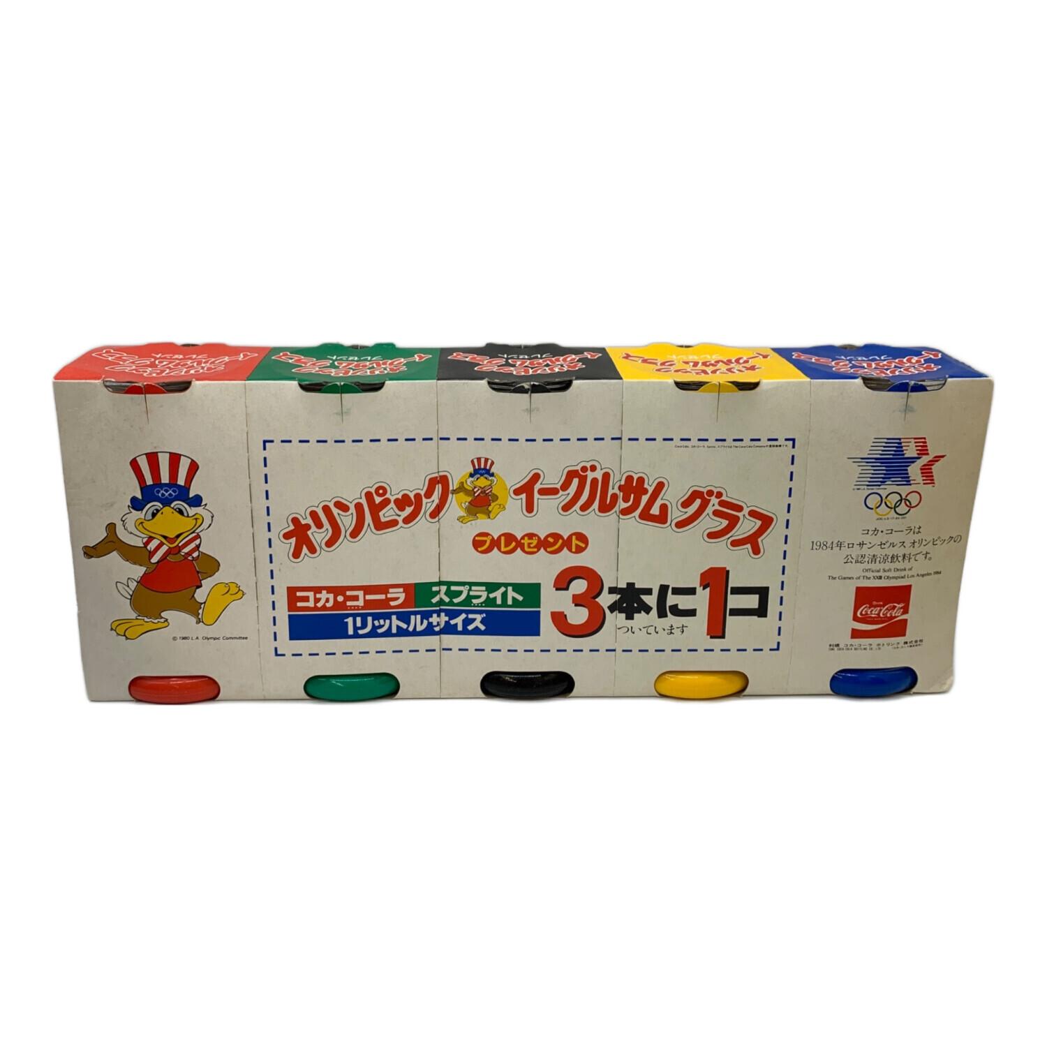 コカ・コーラ イーグルサムグラス 5Pセット 1984年 ロサンゼルス