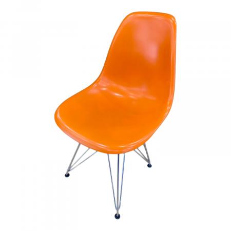 イームズシェルチェア オレンジ . 1人掛け｜トレファクONLINE