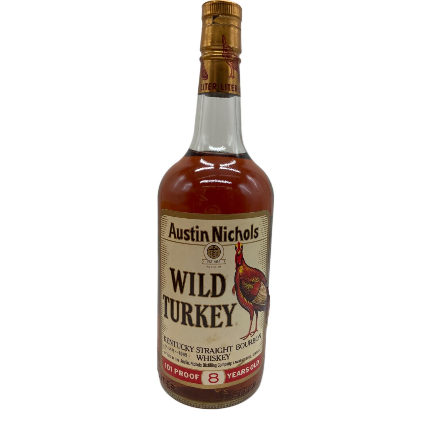 ワイルドターキー (WILD TURKEY) バーボン 木箱・カード等付属 1000ml