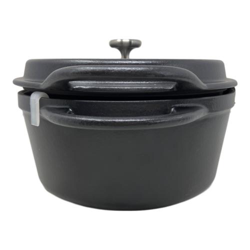 VERMICULAR (バーミキュラ) オーブンポットラウンド 18㎝ ブラック