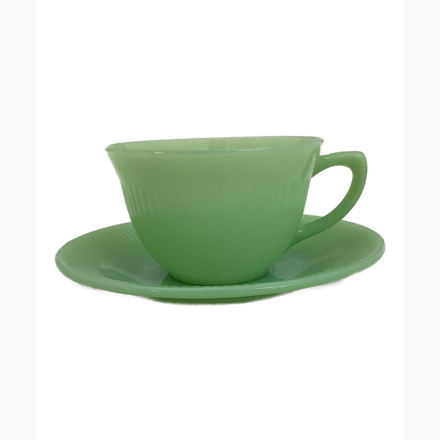 Fire King (ファイヤーキング) カップ&ソーサー 50's アーチ刻印