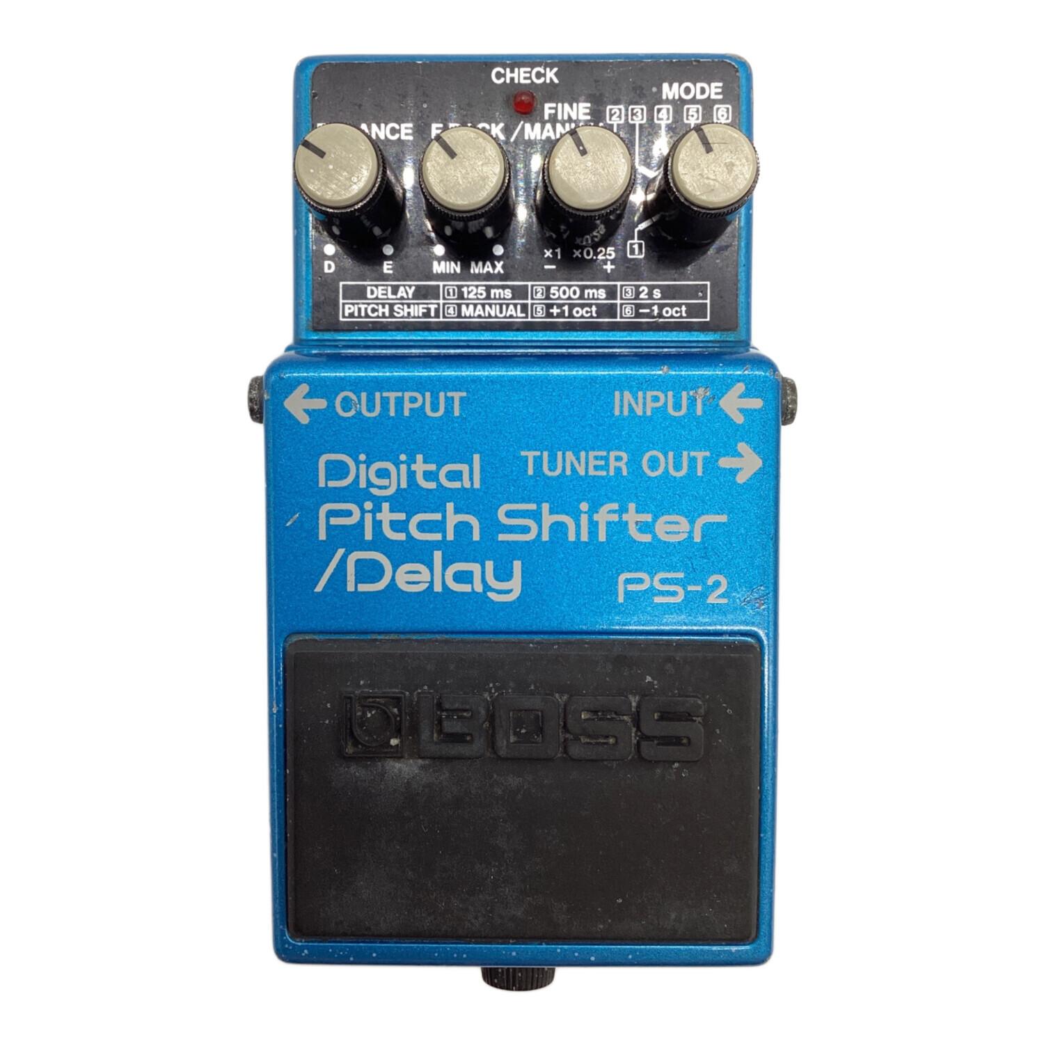 BOSS (ボス) ディレイ 本体のみ Digital Pitch Shifter /Delay PS-2